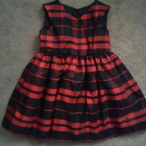 mia & mimi Black & Red Plaid Dress 12m